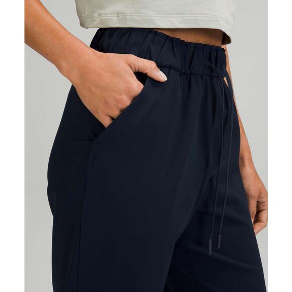 Lululemon Stretch High-Rise Jogger Navy 28" inseam size 8 - Picture 7 of 8